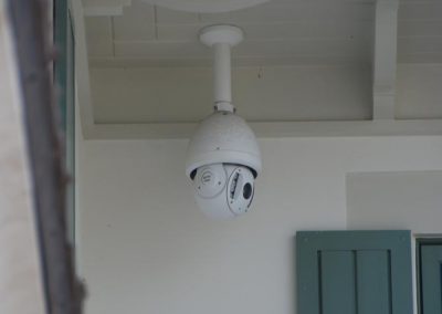Surveillance Camera with a Backyard View
